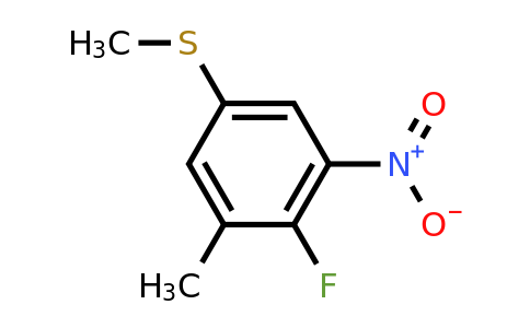 1805069-61-7 | 4-Fluoro-3-methyl-5-nitrothioanisole