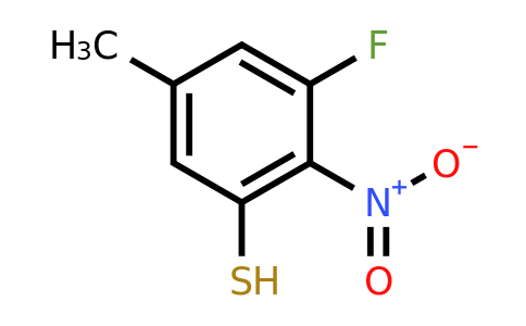 1805069-81-1 | 3-Fluoro-5-methyl-2-nitrothiophenol