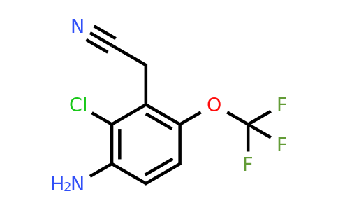 1805071-63-9 | 3-Amino-2-chloro-6-(trifluoromethoxy)phenylacetonitrile