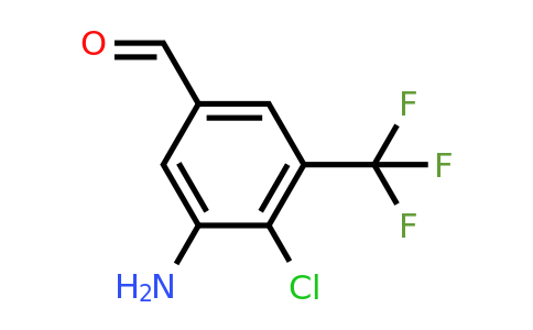 1805072-17-6 | 3-Amino-4-chloro-5-(trifluoromethyl)benzaldehyde