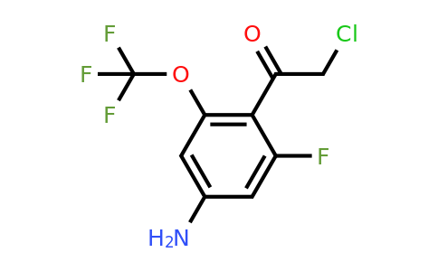 1805073-39-5 | 4'-Amino-2'-fluoro-6'-(trifluoromethoxy)phenacyl chloride