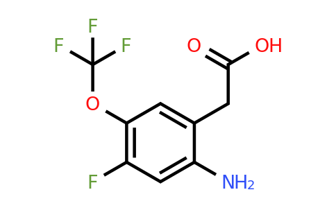 1805073-48-6 | 2-Amino-4-fluoro-5-(trifluoromethoxy)phenylacetic acid