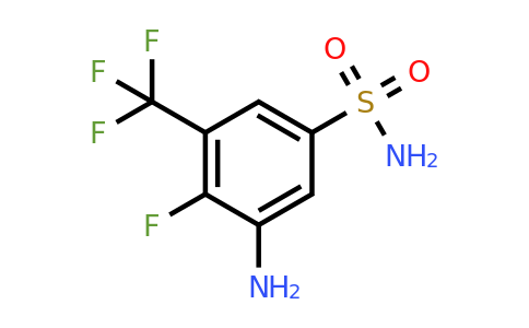 1805074-30-9 | 3-Amino-4-fluoro-5-(trifluoromethyl)benzenesulfonamide