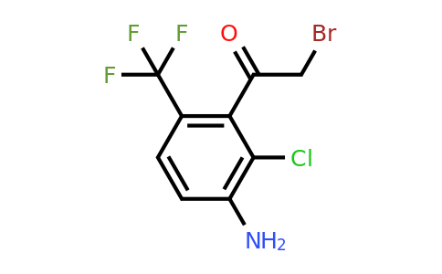 1805074-53-6 | 3'-Amino-2'-chloro-6'-(trifluoromethyl)phenacyl bromide