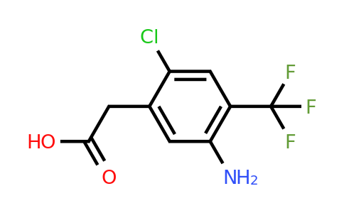 1805074-72-9 | 5-Amino-2-chloro-4-(trifluoromethyl)phenylacetic acid