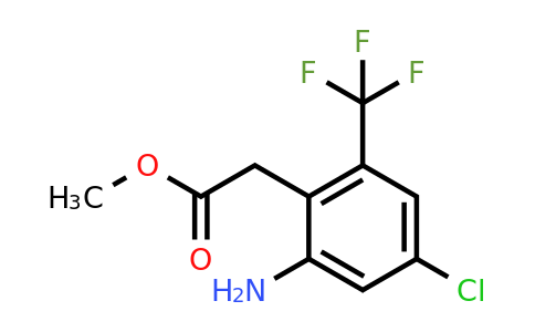 1805074-97-8 | Methyl 2-amino-4-chloro-6-(trifluoromethyl)phenylacetate