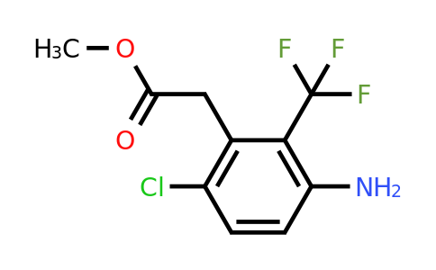 1805075-09-5 | Methyl 3-amino-6-chloro-2-(trifluoromethyl)phenylacetate