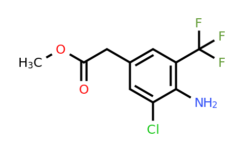 1805075-12-0 | Methyl 4-amino-3-chloro-5-(trifluoromethyl)phenylacetate