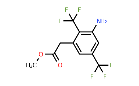 1805075-21-1 | Methyl 3-amino-2,5-bis(trifluoromethyl)phenylacetate