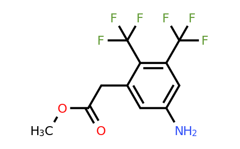 1805075-23-3 | Methyl 5-amino-2,3-bis(trifluoromethyl)phenylacetate