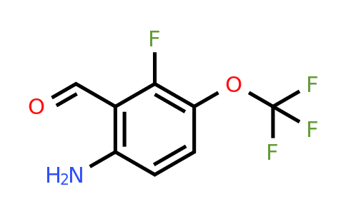 1805076-84-9 | 6-Amino-2-fluoro-3-(trifluoromethoxy)benzaldehyde