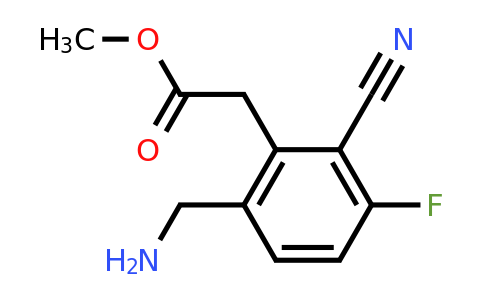 1805081-80-4 | Methyl 6-aminomethyl-2-cyano-3-fluorophenylacetate