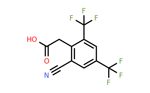 1805083-54-8 | 2,4-Bis(trifluoromethyl)-6-cyanophenylacetic acid