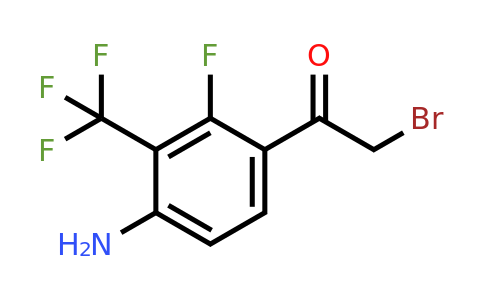 1805085-33-9 | 4'-Amino-2'-fluoro-3'-(trifluoromethyl)phenacyl bromide