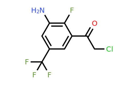 1805085-35-1 | 3'-Amino-2'-fluoro-5'-(trifluoromethyl)phenacyl chloride
