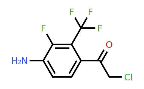 1805085-41-9 | 4'-Amino-3'-fluoro-2'-(trifluoromethyl)phenacyl chloride