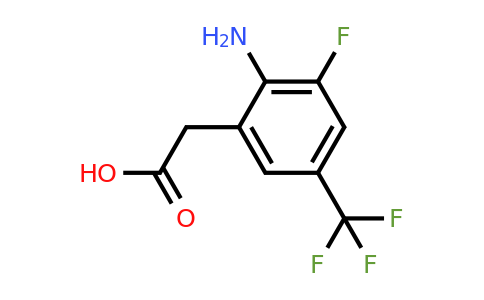 1805085-46-4 | 2-Amino-3-fluoro-5-(trifluoromethyl)phenylacetic acid