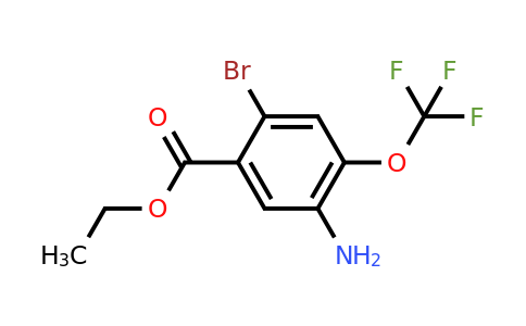 1805094-25-0 | Ethyl 5-amino-2-bromo-4-(trifluoromethoxy)benzoate