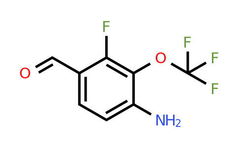 1805094-61-4 | 4-Amino-2-fluoro-3-(trifluoromethoxy)benzaldehyde