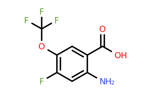 2-Amino-4-fluoro-5-(trifluoromethoxy)benzoic acid
