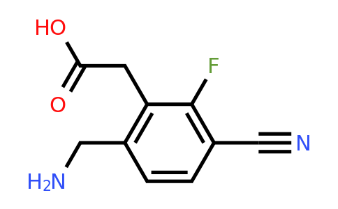 1805095-74-2 | 6-Aminomethyl-3-cyano-2-fluorophenylacetic acid