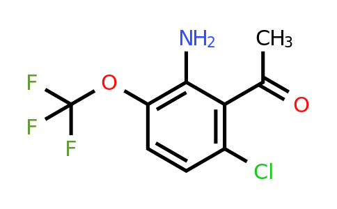 1805095-77-5 | 2'-Amino-6'-chloro-3'-(trifluoromethoxy)acetophenone