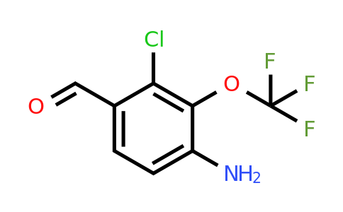 1805095-92-4 | 4-Amino-2-chloro-3-(trifluoromethoxy)benzaldehyde