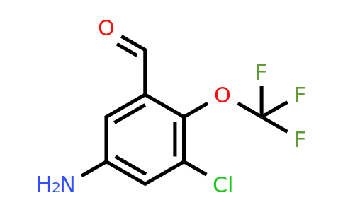 1805095-98-0 | 5-Amino-3-chloro-2-(trifluoromethoxy)benzaldehyde