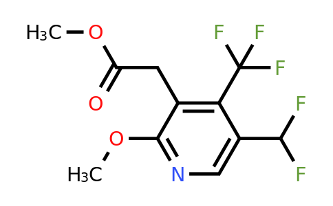 Methyl 5-(difluoromethyl)-2-methoxy-4-(trifluoromethyl)pyridine-3-acetate