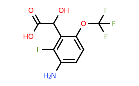 1805096-45-0 | 3-Amino-2-fluoro-6-(trifluoromethoxy)mandelic acid