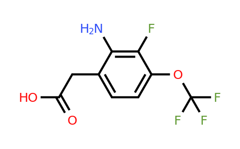 1805096-49-4 | 2-Amino-3-fluoro-4-(trifluoromethoxy)phenylacetic acid