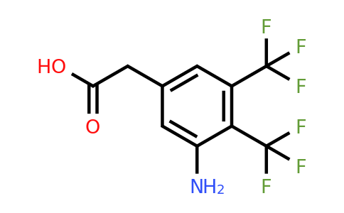 1805097-25-9 | 3-Amino-4,5-bis(trifluoromethyl)phenylacetic acid