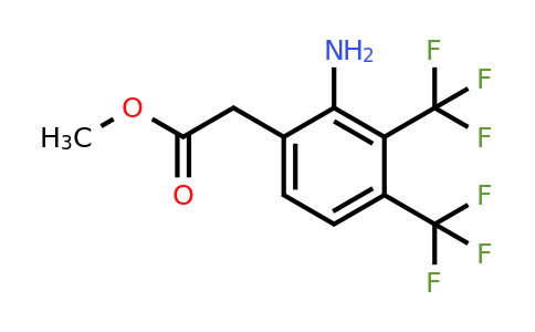 1805097-35-1 | Methyl 2-amino-3,4-bis(trifluoromethyl)phenylacetate