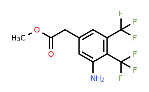 1805097-46-4 | Methyl 3-amino-4,5-bis(trifluoromethyl)phenylacetate