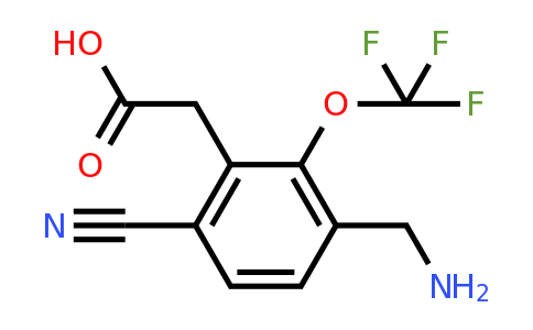 1805098-76-3 | 3-Aminomethyl-6-cyano-2-(trifluoromethoxy)phenylacetic acid