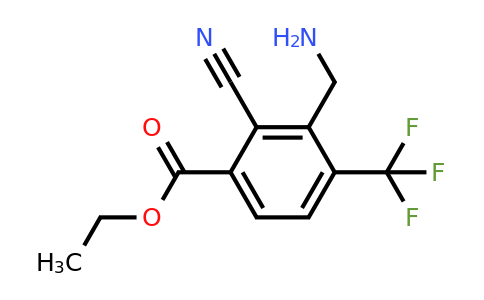 1805099-12-0 | Ethyl 3-aminomethyl-2-cyano-4-(trifluoromethyl)benzoate