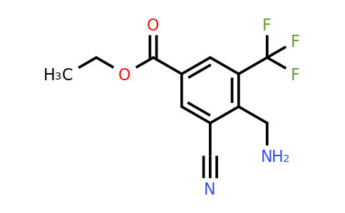 1805099-30-2 | Ethyl 4-aminomethyl-3-cyano-5-(trifluoromethyl)benzoate