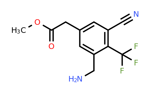 1805099-93-7 | Methyl 3-aminomethyl-5-cyano-4-(trifluoromethyl)phenylacetate