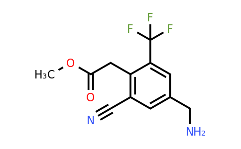 1805099-96-0 | Methyl 4-aminomethyl-2-cyano-6-(trifluoromethyl)phenylacetate