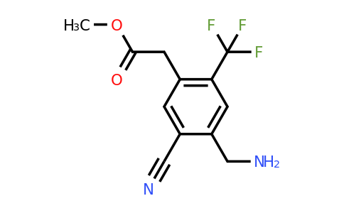 1805099-98-2 | Methyl 4-aminomethyl-5-cyano-2-(trifluoromethyl)phenylacetate