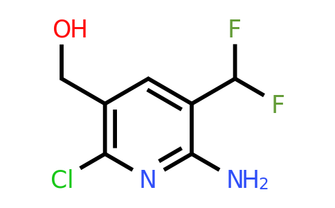 2-Amino-6-chloro-3-(difluoromethyl)pyridine-5-methanol