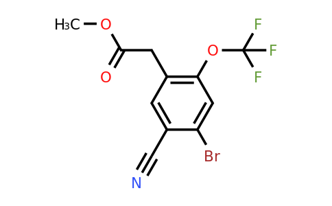 1805100-36-0 | Methyl 4-bromo-5-cyano-2-(trifluoromethoxy)phenylacetate