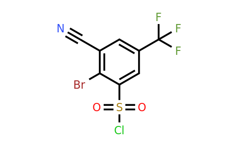 1805100-78-0 | 2-Bromo-3-cyano-5-(trifluoromethyl)benzenesulfonyl chloride