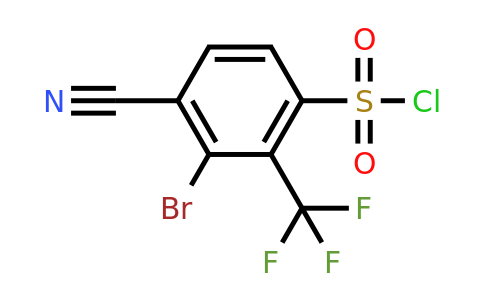 1805100-84-8 | 3-Bromo-4-cyano-2-(trifluoromethyl)benzenesulfonyl chloride