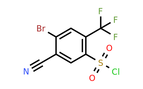 1805100-91-7 | 4-Bromo-5-cyano-2-(trifluoromethyl)benzenesulfonyl chloride