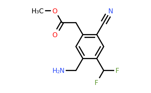 1805100-96-2 | Methyl 5-aminomethyl-2-cyano-4-(difluoromethyl)phenylacetate