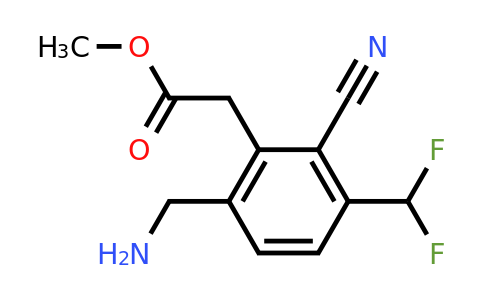1805101-02-3 | Methyl 6-aminomethyl-2-cyano-3-(difluoromethyl)phenylacetate