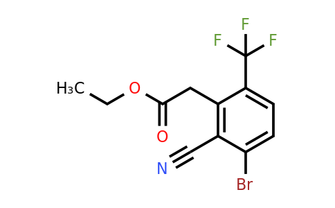 1805101-18-1 | Ethyl 3-bromo-2-cyano-6-(trifluoromethyl)phenylacetate