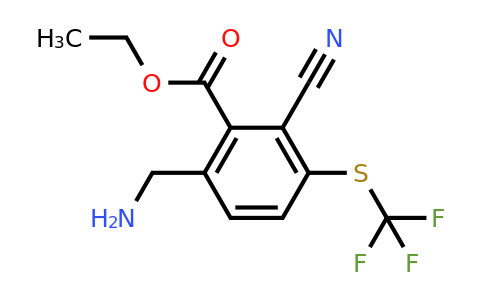 1805101-24-9 | Ethyl 6-aminomethyl-2-cyano-3-(trifluoromethylthio)benzoate