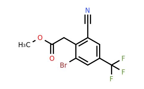 1805102-14-0 | Methyl 2-bromo-6-cyano-4-(trifluoromethyl)phenylacetate